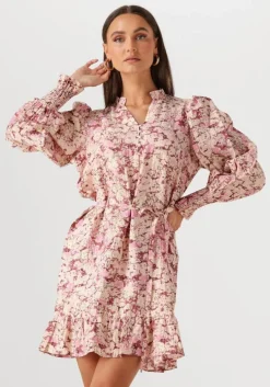 multi modström mini jurk meilamd print ls dress