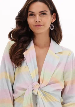 multi na-kd mini jurk twisted front short dress