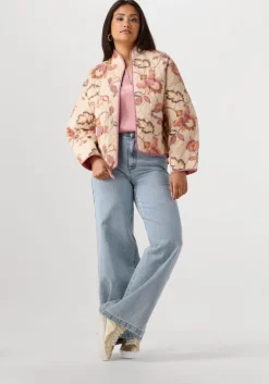 multi neo noir jack hema floral trail quilt jacket