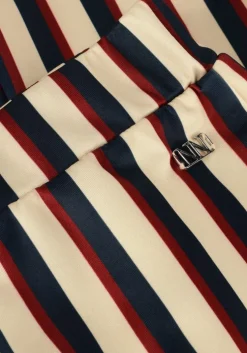 multi nik & nik flared broek striped flared pants