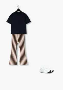 multi nik & nik flared broek striped flared pants