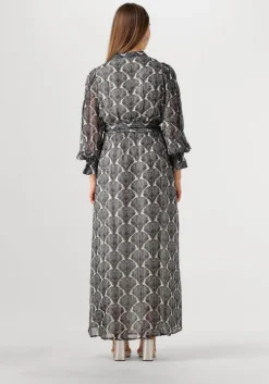 multi notre-v maxi jurk nv-fleur