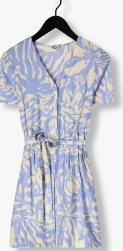 multi object mini jurk objkarina s/s re short dress noos