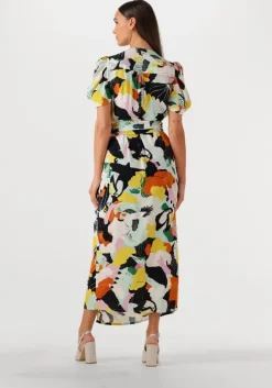 multi pom amsterdam midi jurk paradise dress