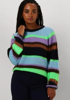 multi pom amsterdam trui pullover - brushed stripes