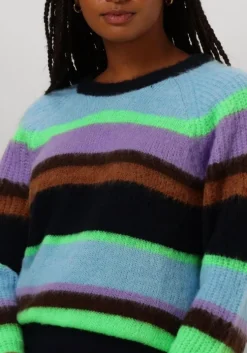 multi pom amsterdam trui pullover - brushed stripes