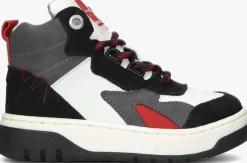 multi red-rag hoge sneakers 13753