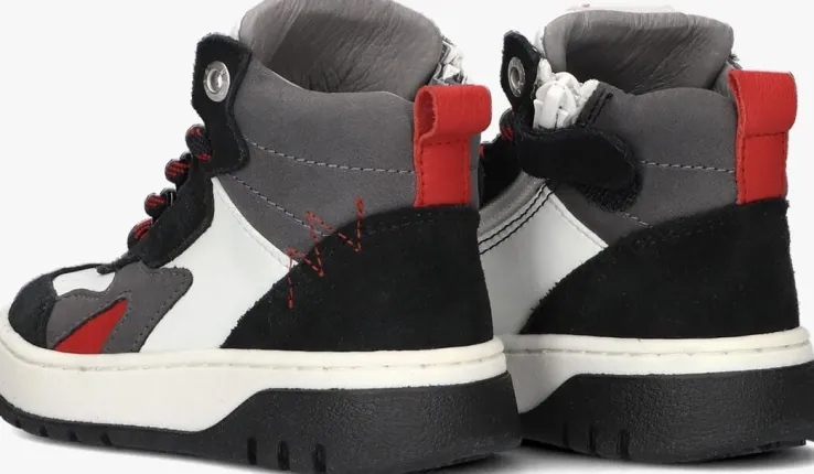 multi red-rag hoge sneakers 13753