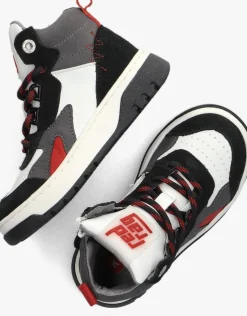 multi red-rag hoge sneakers 13753