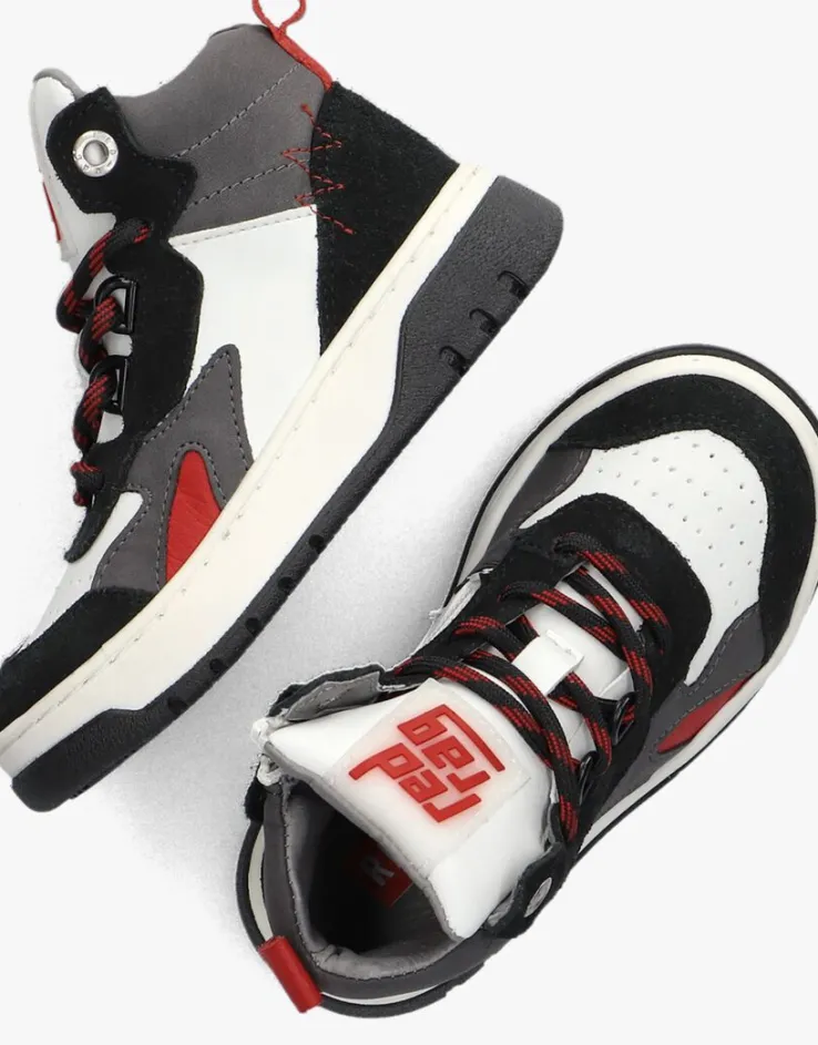 multi red-rag hoge sneakers 13753