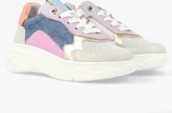 multi red-rag lage sneakers 12522