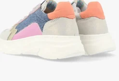 multi red-rag lage sneakers 12522