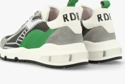 multi red-rag lage sneakers 13905