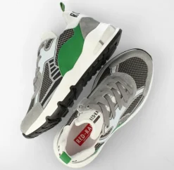 multi red-rag lage sneakers 13905