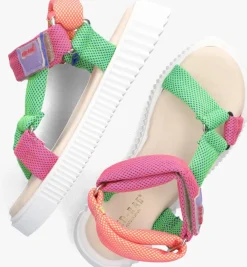 multi red-rag sandalen 19368