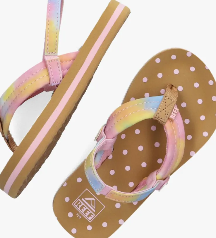 multi reef platte sandalen little ahi