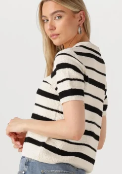 multi rouge edit t-shirt rouagnes ss v-neck knit top