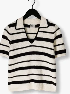 multi rouge edit t-shirt rouagnes ss v-neck knit top