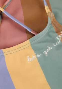 multi salted stories badpakken multi stripe swimsuit