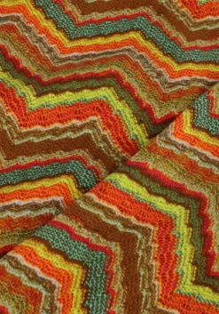 multi salty stitch flared broek flared legging - ikat