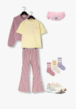 multi salty stitch flared broek salty stripes flared leggin