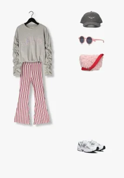 multi salty stitch flared broek salty stripes flared leggin