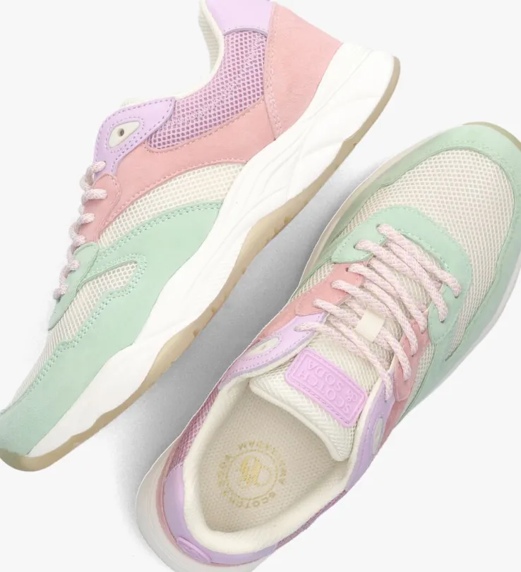 multi scotch & soda lage sneakers celest 2.0