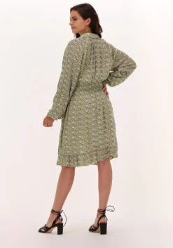 multi scotch & soda mini jurk easy raglan sheer dress