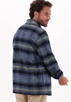 multi scotch & soda overshirt checked shirt jacket