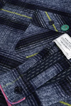 multi scotch & soda overshirt checked shirt jacket