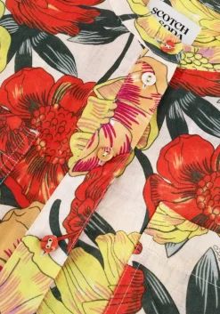 multi scotch & soda playsuits linen all-in-one