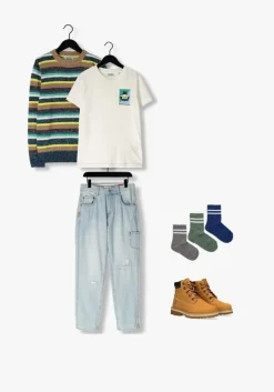 multi scotch & soda trui yarn-dyed striped pullover