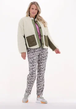 multi scotch & soda wijde broek nina - mid rise tapered jogger