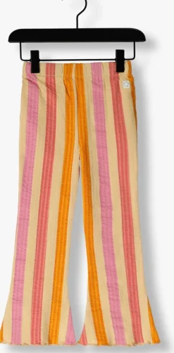 multi sproet & sprout flared broek flare legging stripes