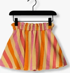 multi sproet & sprout minirok paperbag skirt stripes