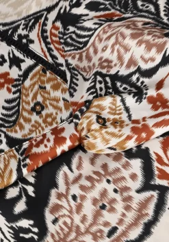 multi summum blouses blouse puff sleeves paisley