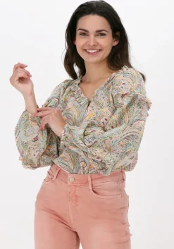 multi summum blouses top long sleeve sweet paisley
