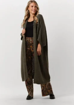 multi summum flared broek trousers paisley velvet