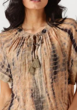 multi summum t-shirt top tie die print
