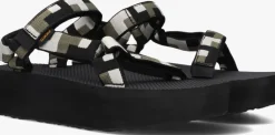 multi teva platte sandalen w flatform universal
