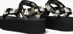 multi teva platte sandalen w flatform universal