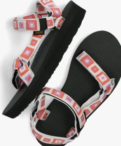 multi teva platte sandalen w midform universal