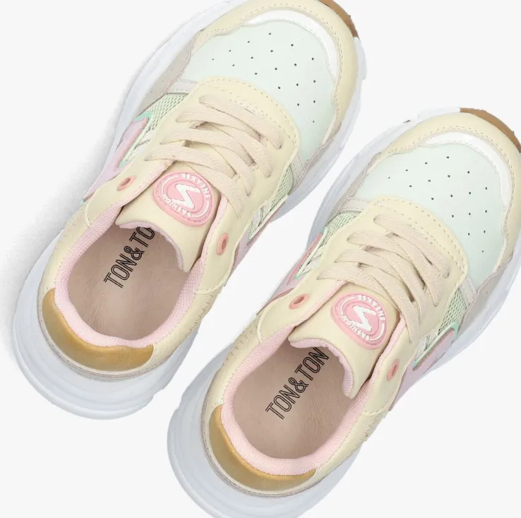 multi ton & ton lage sneakers sanna