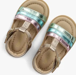 multi ton & ton platte sandalen siri