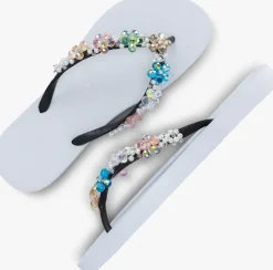 multi uzurii teenslippers precious colorful bloom