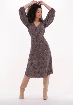 multi vanessa bruno midi jurk vahina dress