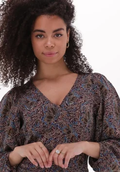 multi vanessa bruno midi jurk vahina dress