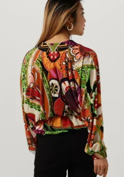 multi vanilia t-shirt printed fun batsleeve