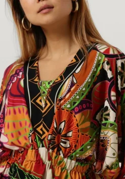 multi vanilia t-shirt printed fun batsleeve