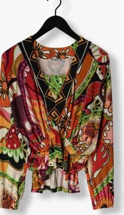 multi vanilia t-shirt printed fun batsleeve